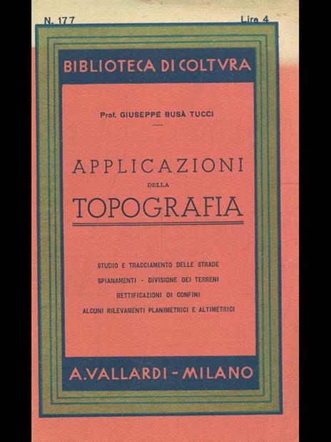 Applicazioni della topografia - 9