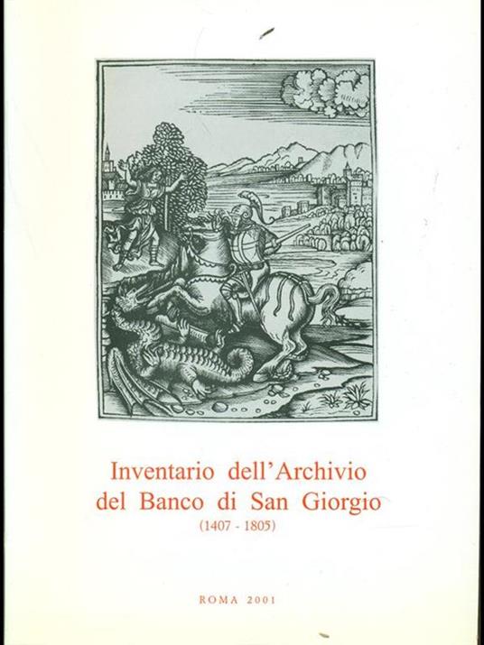 Inventario dell'Archivio del Banco di SanGiorgio (1407-1805) Vol. 2 tomo2 - Giuseppe Felloni - 2