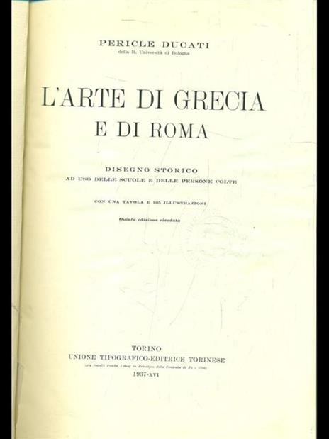 L' arte di Grecia e di Roma - Pericle Ducati - 8