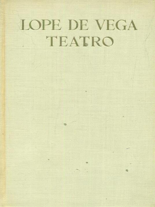 Teatro - Lope de Vega - copertina