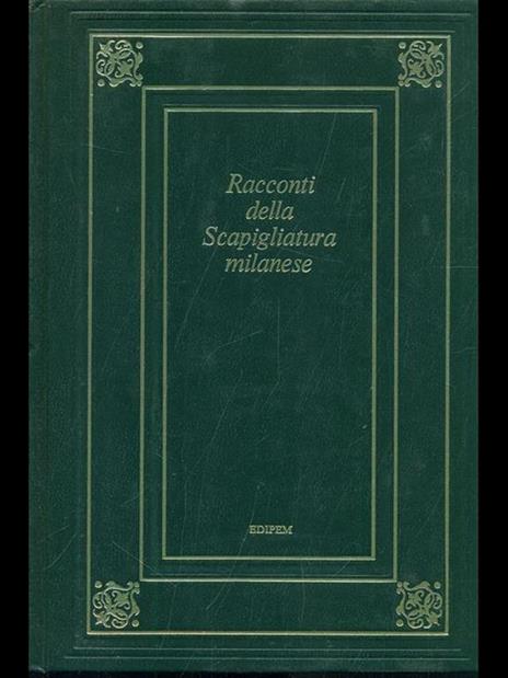 Racconti della scapigliatura milanese - copertina