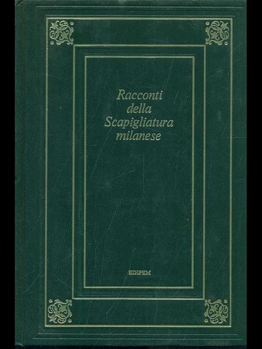 Racconti della scapigliatura milanese - copertina