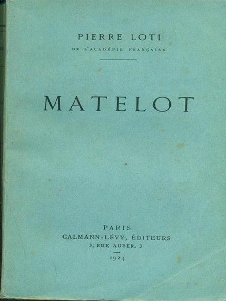 Matelot - Pierre Loti - 8