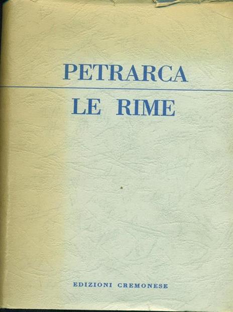 Le rime - Francesco Petrarca - 3