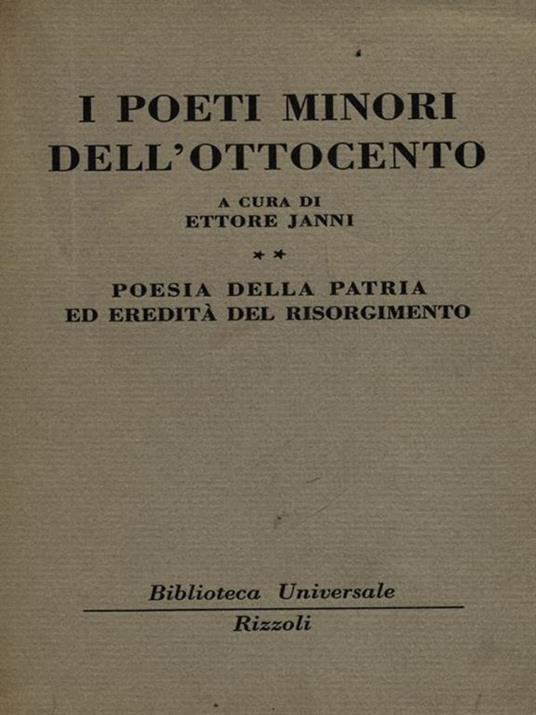 I poeti minori dell'Ottocento vol 2 - Ettore Janni - 4