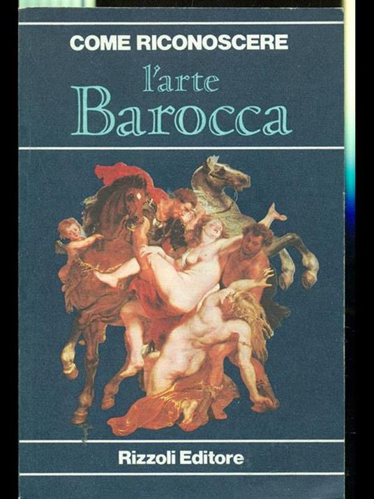L' arte Barocca - Flavio Conti - copertina