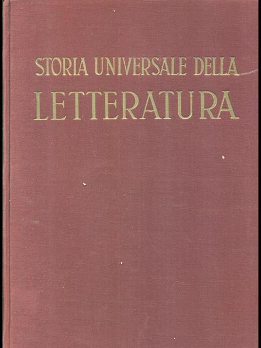 Storia universale della letteratura. 7 volumi - Giacomo Prampolini - copertina