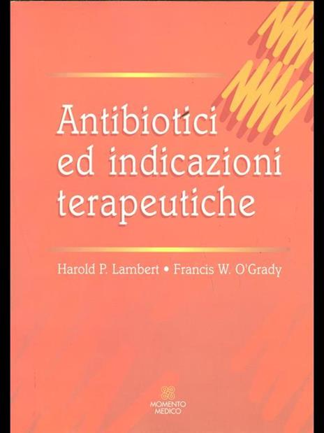 Antibiotici e indicazioni terapeutiche - copertina