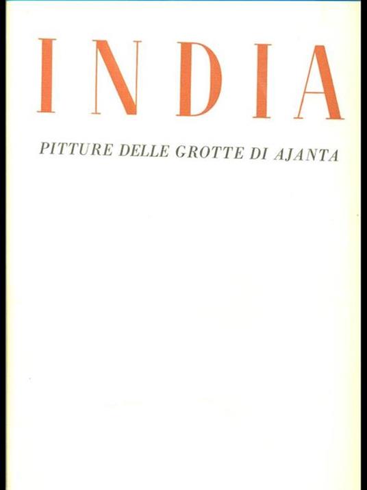 India. Pitture delle grotte di Ajanta - copertina