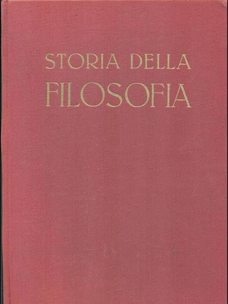 Storia della filosofia volume secondo parte seconda - Nicola Abbagnano - copertina