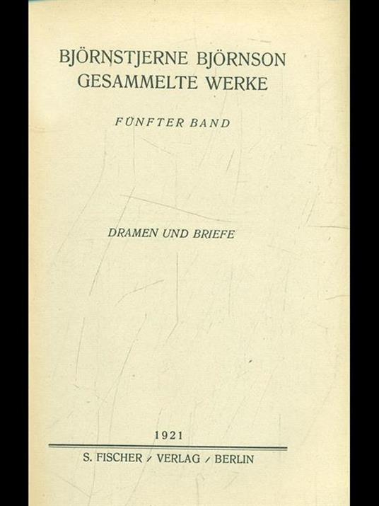 Gesammelte Werke. Fünfter Band - Bjørnstjerne Bjørnson - 10