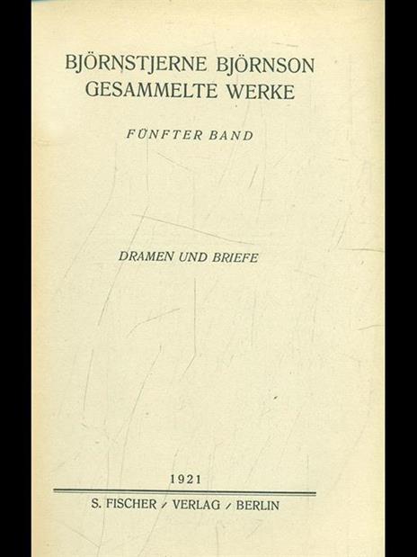 Gesammelte Werke. Fünfter Band - Bjørnstjerne Bjørnson - 3