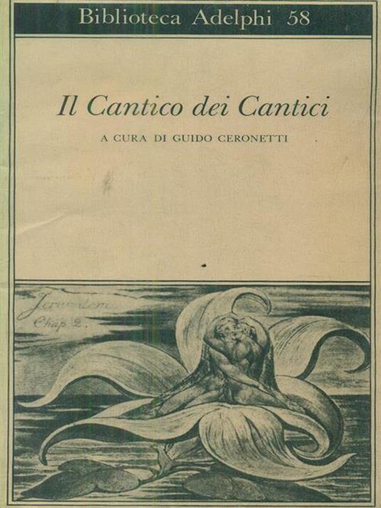 Il Cantico dei Cantici - Guido Ceronetti - copertina