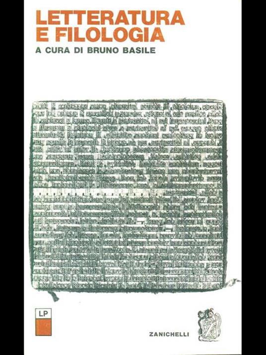 Letteratura e filologia - Bruno Basile - 2