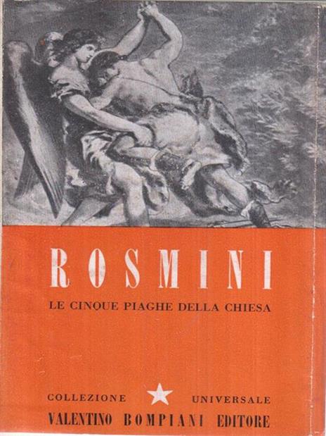 Le cinque piaghe della chiesa - Antonio Rosmini - copertina