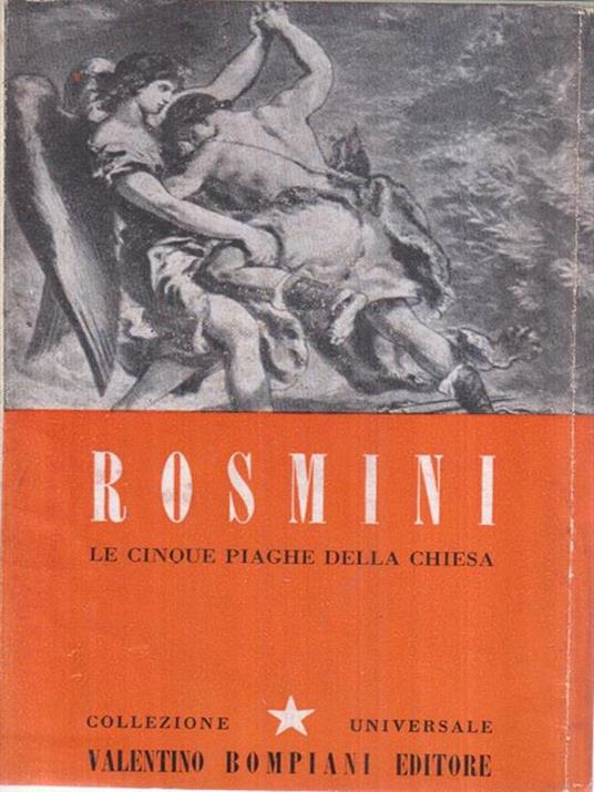 Le cinque piaghe della chiesa - Antonio Rosmini - copertina