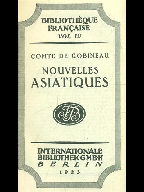 Nouvelles asiatiques - Joseph-Arthur de Gobineau - 2