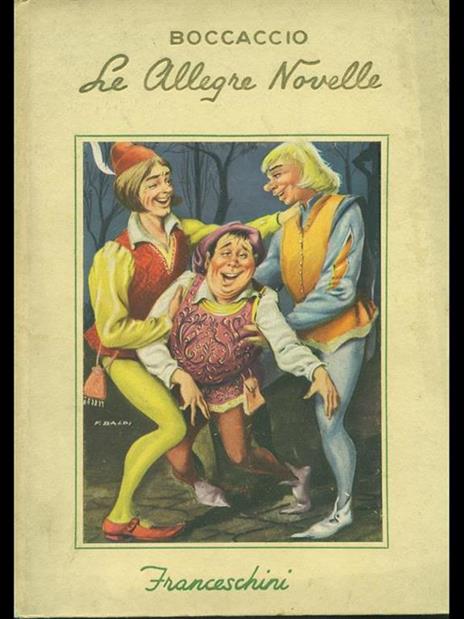 Le allegre novelle - Giovanni Boccaccio - copertina