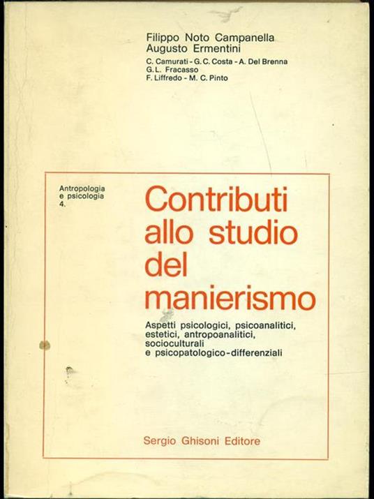 Contributi allo studio del manierismo - 7