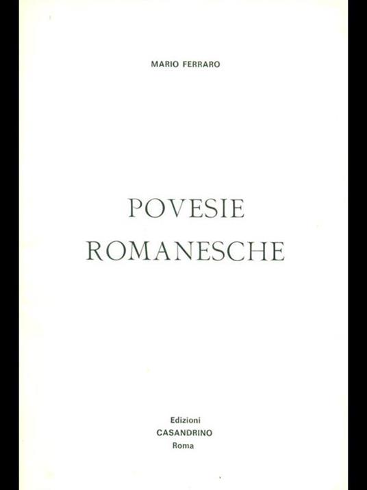 Povesie Romanesche - Mario Ferraro - 7