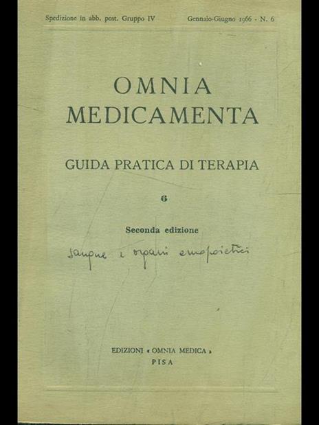 Guida pratica di terapia: Omnia medicamentavol. 6 - copertina