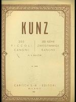 Kunz: 200 piccoli canoni