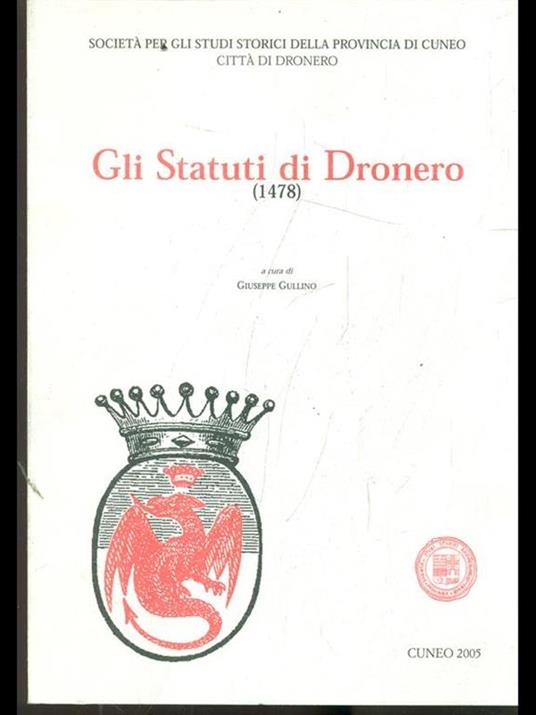 Gli statuti di Dronero - Giuseppe Gullino - 7