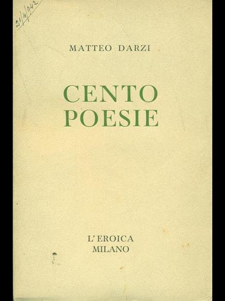 Cento poesie - Matteo D'Arzi - 7