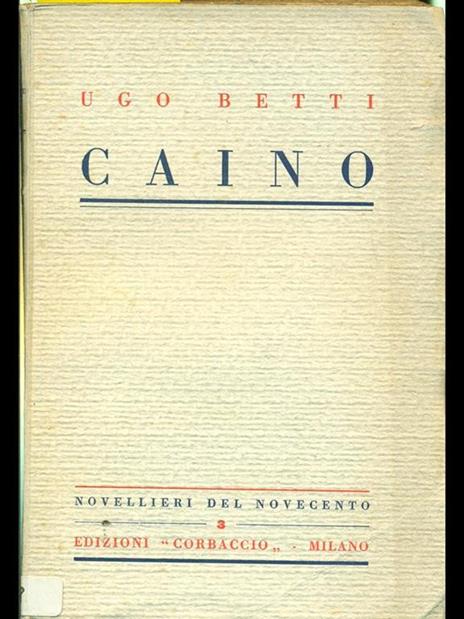 Caino - Ugo Betti - 8