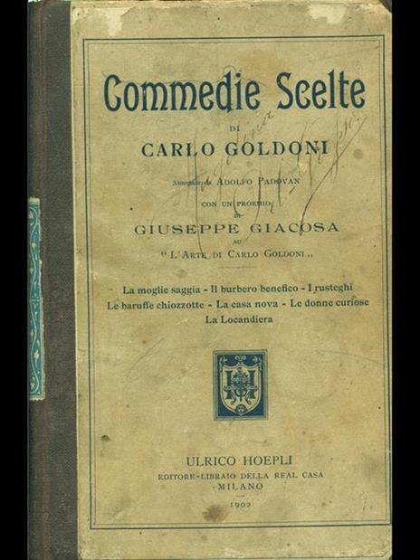 Commedie scelte - Carlo Goldoni - 6