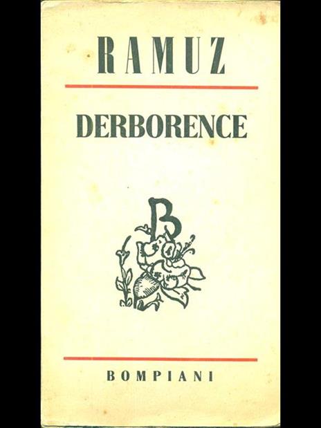Derborence - Charles Ferdinand Ramuz - copertina