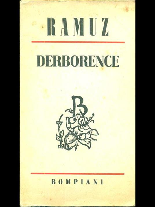 Derborence - Charles Ferdinand Ramuz - copertina