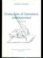 Cronachette di letteratura contemporanea (1919-1971)