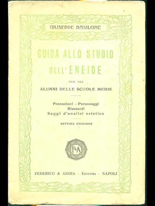 Guida allo studio dell'Eneide - Giuseppe Basilone - 2