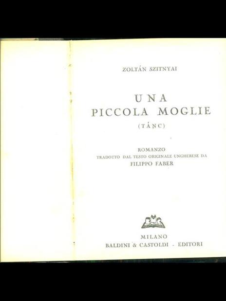 Una piccola moglie - Zoltán Szitnyai - 3