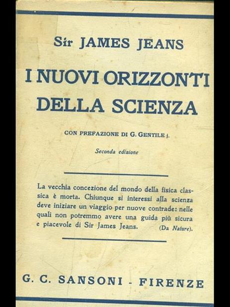 I nuovi orizzonti della scienza - James Jeans - 8