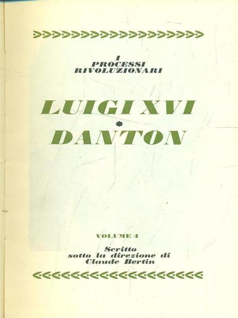 Luigi XVI - Danton - copertina