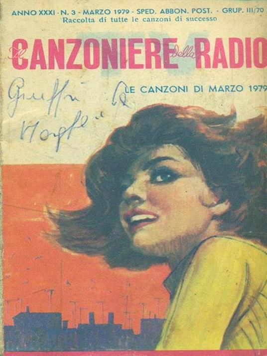 Canzoniere radio marzo 1979 - copertina