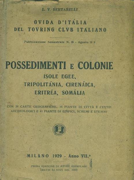 Possedimenti e colonie - Luigi V. Bertarelli - 3