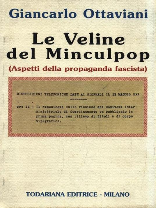 Le Veline del Minculpop - Giancarlo Ottaviani - 2