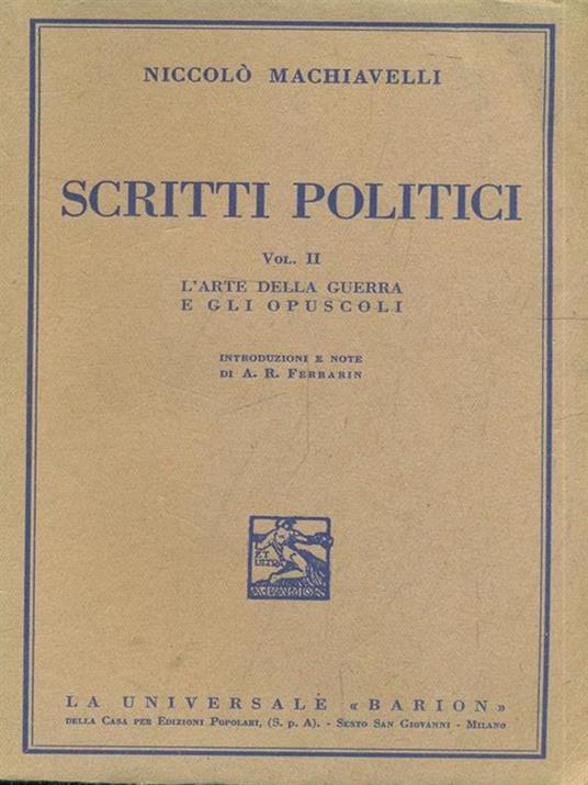 Scritti politicii Vol. 2 - Niccolò Machiavelli - 8