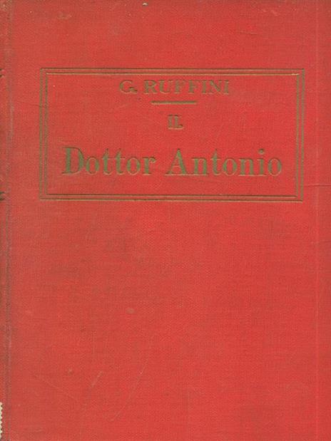 Il dottor Antonio - Giovanni Ruffini - copertina