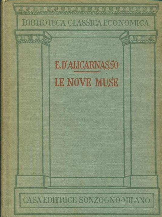 Le nove muse - Erodoto - copertina