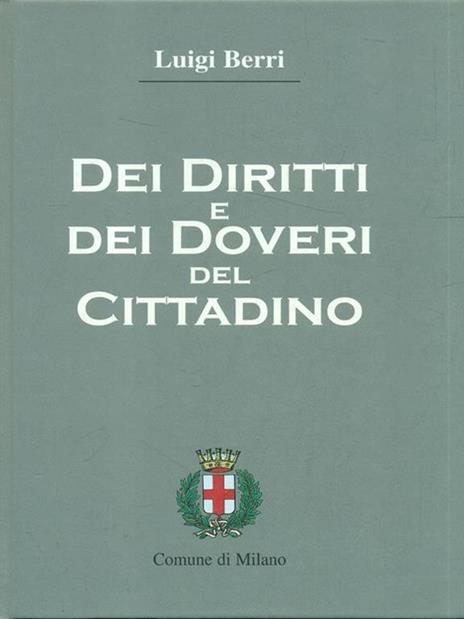 Dei diritti e dei doveri del cittadino - Luigi Berri - copertina