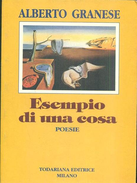 Esempio di una cosa - Antonio Granese - copertina