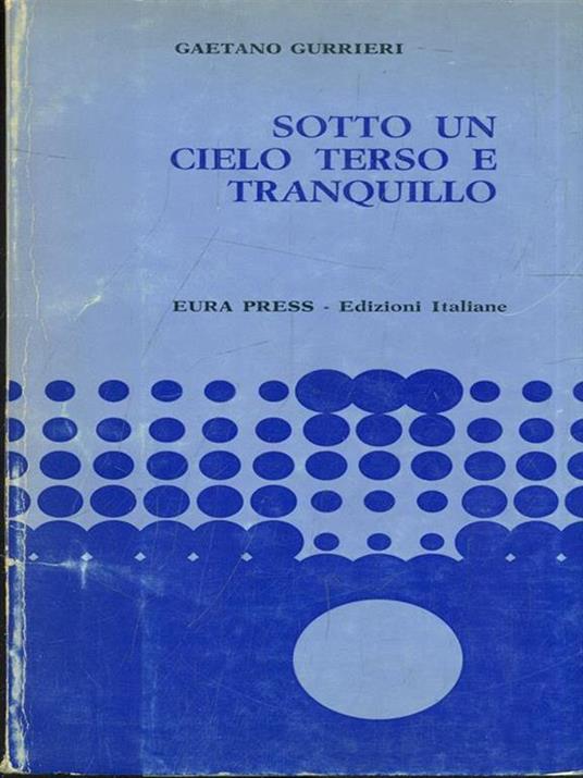 Sotto un cielo terso e tranquillo - copertina