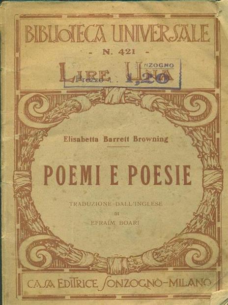 Poemi e poesie - copertina