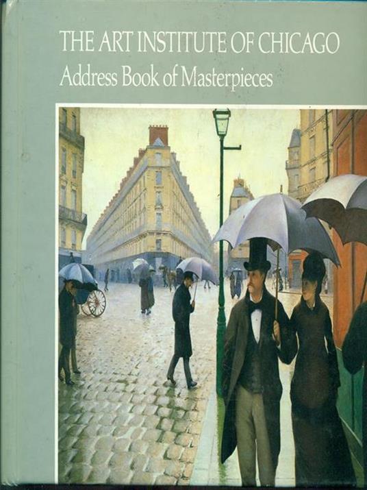 The Art Institute of Chicago Address Book of Masterpieces - copertina