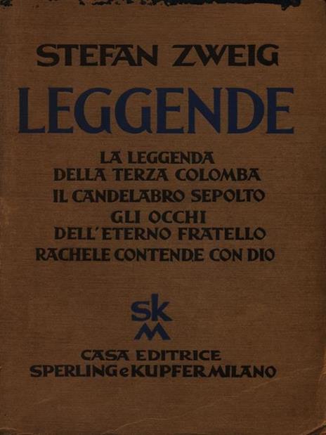 Leggende - Stefan Zweig - 2