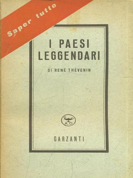 I paesi leggendari - René Thevenin - copertina